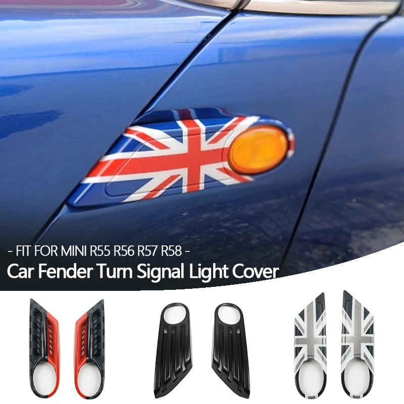 

Car Fender Turn Signal Exterior Light Cover Sticker For Mini Cooper R56 Clubman R55 Convertible R57 R58 Exterior Accessories