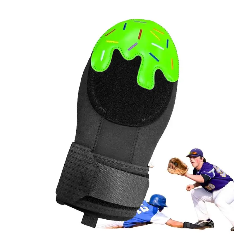 Sliding Mitts For Baseball Ice Cream Baseball Hand Guard Protective Baseball Hand Guard Baserunning Sliding Mitt With Elastic