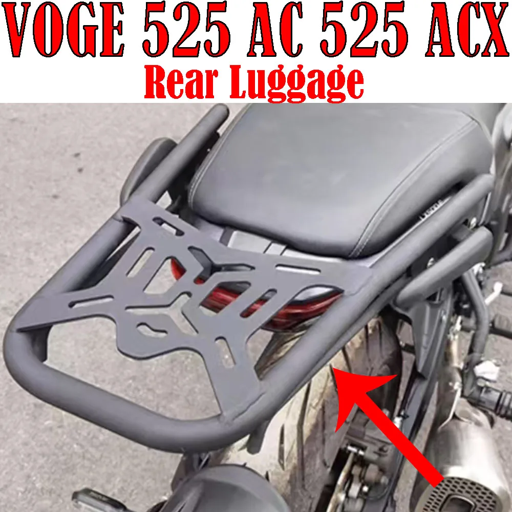 Fit 525AC / 525ACX Accessories Rear Luggage Rack Brackets Tail Box Bracket For VOGE 525 AC 525 ACX AC525 ACX525