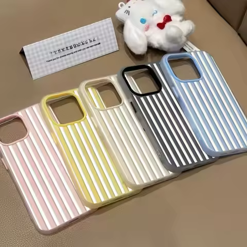 Simple Stripes Design Case For OPPO A3 A5 A6 PRO A6X F31 A2 A3 A38 A18 A78 A79 A58 A3X A5X A17 A96 A36 A60 A40 A98 2 in 1 Cover