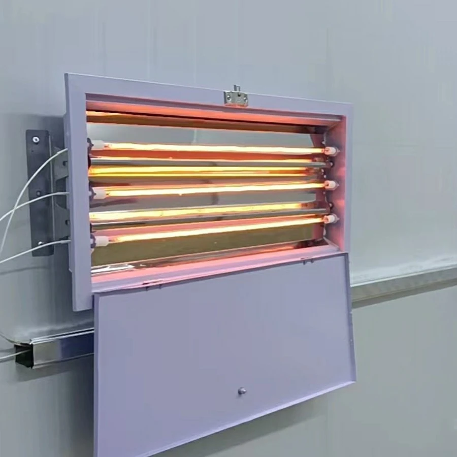 

220v Electric Heating Lamps Cheap 1kw*3 Painting Dryer Lamp Double Opened Infrared Baking Paint Curing Lamp