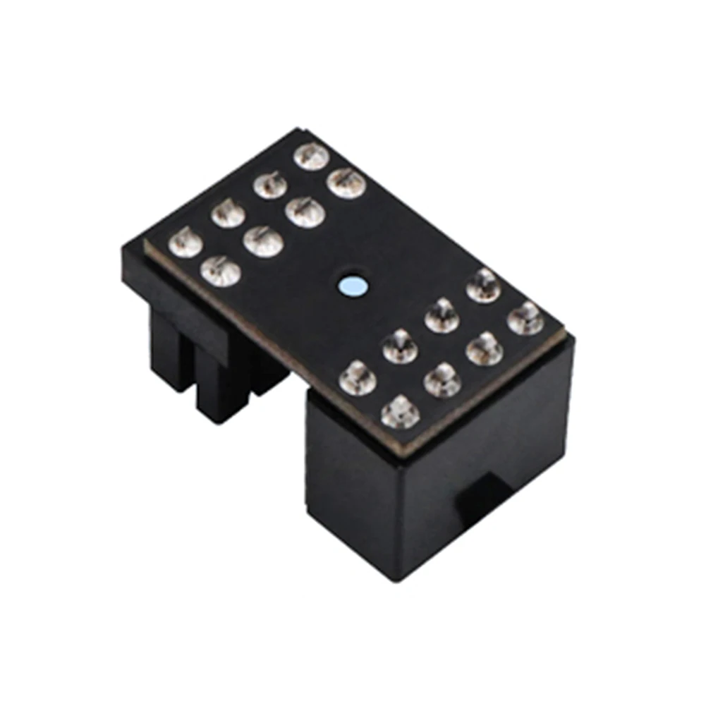 1 Stuks Atx 8 Pin Vrouwelijk Naar Mannelijk 180 Graden Schuine Draaiende Connector Voedingsadapter Elleboogkop Voor Desktop Grafische Videokaart Gpu