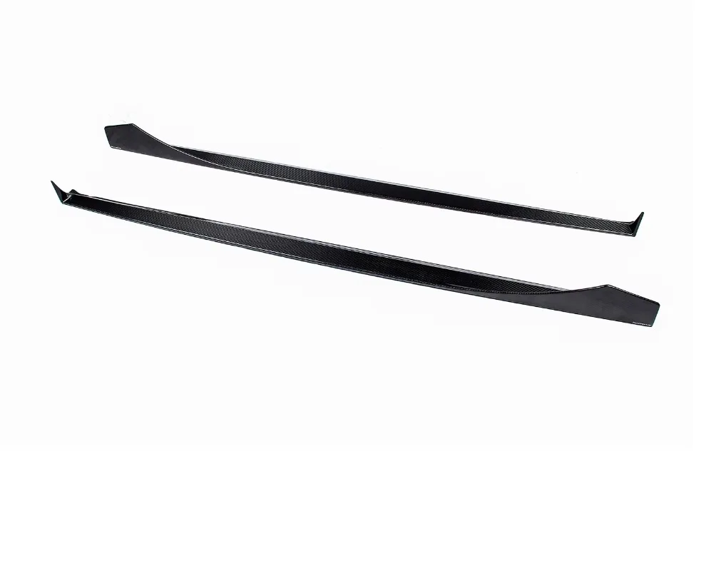 Paktechz Dry Carbon Fiber Parts Body Kit Side Skirt for Mercedes Benz AMG GT GTS C190
