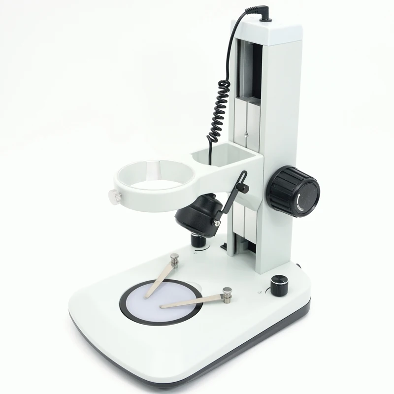 FYSCOPE New Microscope Table Rack Stand with Top & Bottom LED Lights with 76MM Focuse