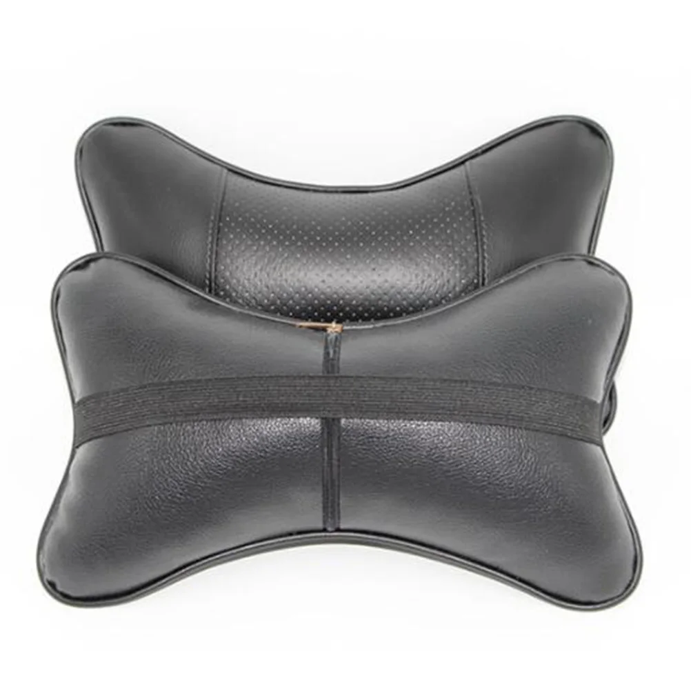 

Breathable Neck Pillow Black Ergonomic Car Headrest Cushion For Neck Pain Relief Firm Support Travel Comfort Back Pillow