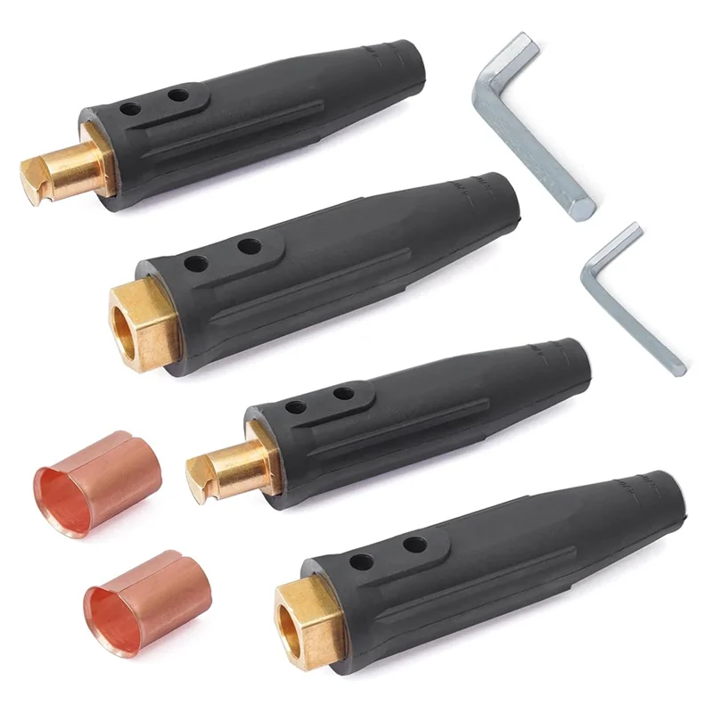 

ABKP-For Welding Machine Accessories, 2 Pack LC-40 For Welding Cable Connector Kit(2 Male/2 Female), Cable Capacity 1/0 Thru 2/0