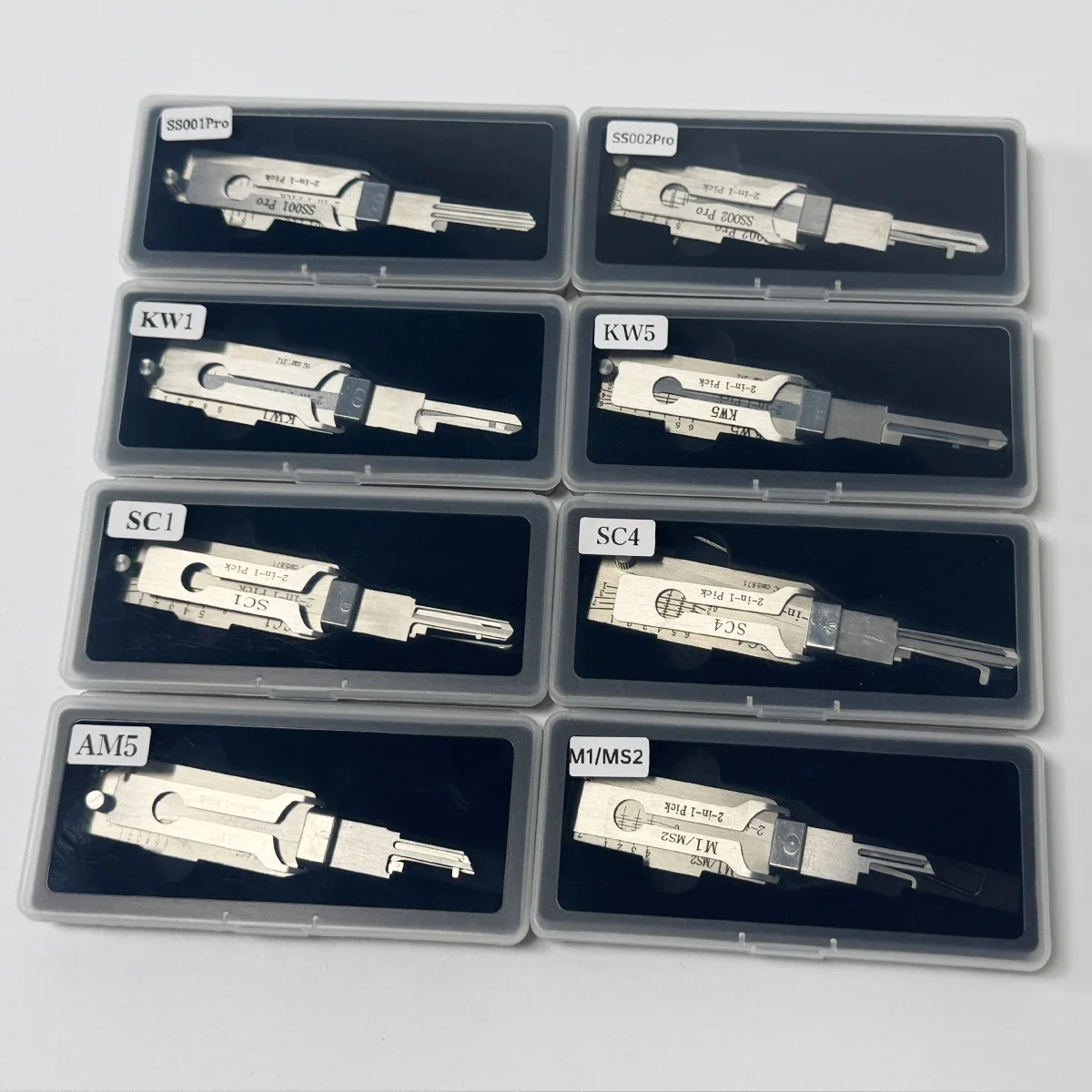 LISHI style 2 IN 1 SC4 SC1 KW5 KW1 KW1-L KW5-L SC1-L M1MS2  pick&decoder locksmith tool for auto car key image 2