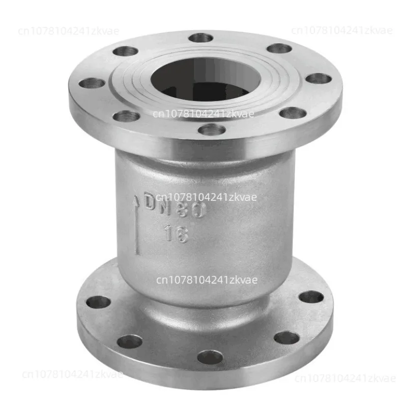 H42W-16P stainless steel 304/316L flange vertical lift check valve vertical valve check valve
