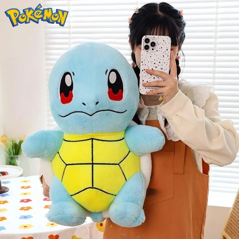 35-60cm tamanho grande pokemon charmander plushies squirtle dos desenhos animados anime peluche ornamento confortável boneca macia crianças brinquedo presente