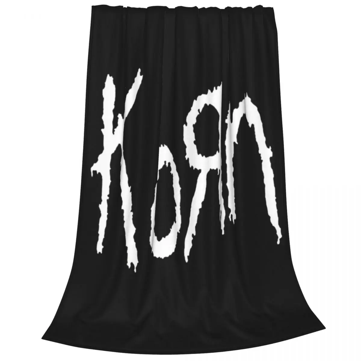 Одеяла группа Korn с логотипом, флисовое дышащее мягкое покрывало для дивана, дорожные покрывала