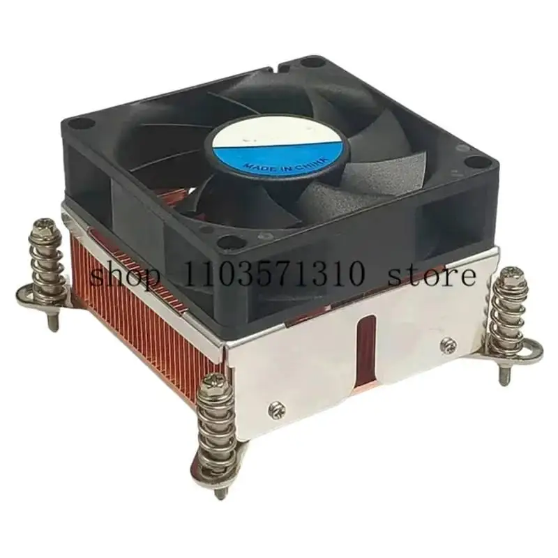 

2U серверный охладитель процессора, медный радиатор, вентилятор охлаждения для Intel Xeon LGA 2011 2066, промышленный персональный компьютер, активное охлаждение JM