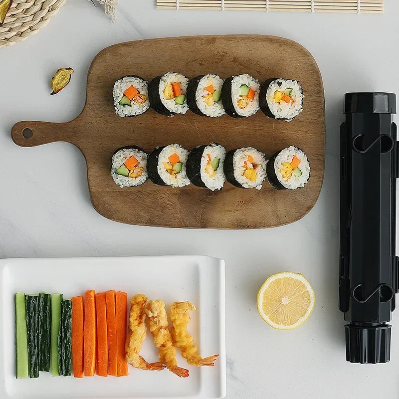 Neue Gestreifte Sushi Form DIY Schnelle Sushi, Der Werkzeug Set Gemüse Fleisch Rollen Hause Küche Sushi Rakete Launcher Trommel Reis Form