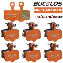 BUCKLOS Bicycle Hydraulic Disc Brake Pads for AVID EXILIR Metallic Brake Pads Metal Road Mountain Bike Brake Pads for SRAM DB5