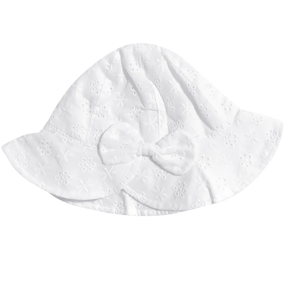 

Baby Bowknot Sun Protection Headwraps Summer Lovely Hat Protector for Children (Fit for 6 Months to 1.5 Years Old)