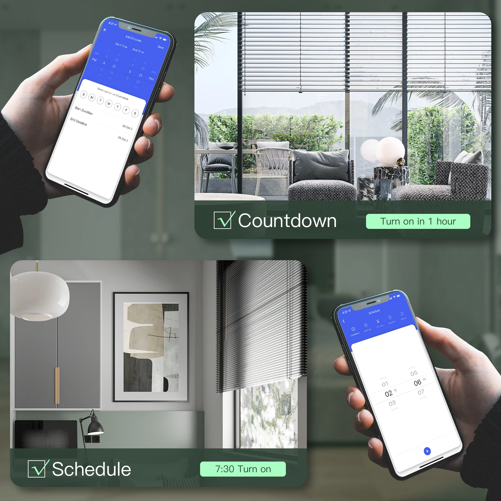 Imagem -05 - Bseed-interruptores de Obturador Zigbee Motorizado Elétrico Quádruplo Persianas Inteligentes Google Home Vida Inteligente Alexa Voice App Control