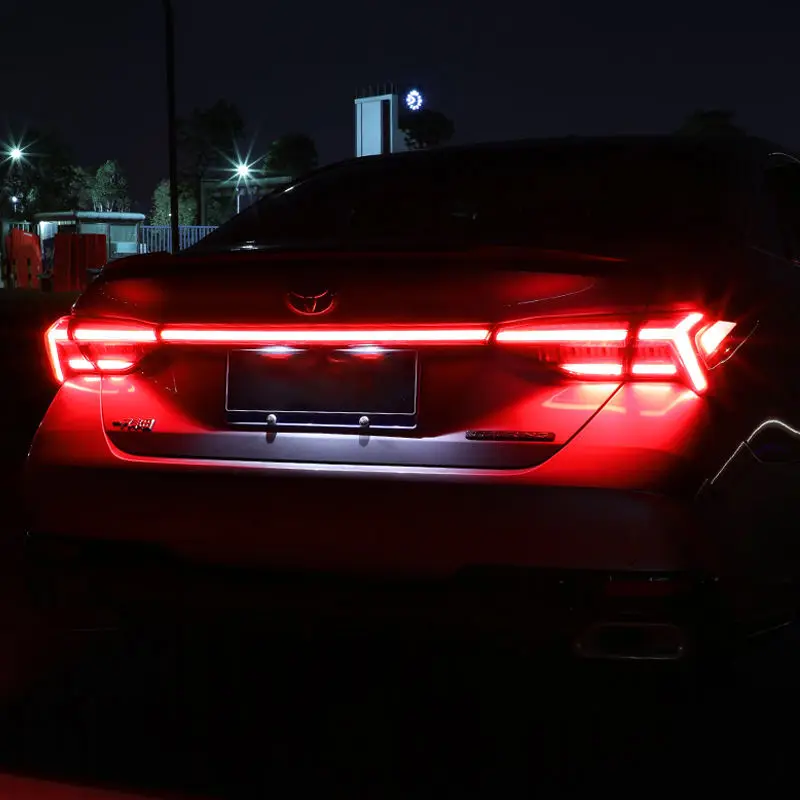 Car Assembly For Toyota Avalon Led Auto Rear Lamps Upgrade Dynamic Through Taillights Accessories