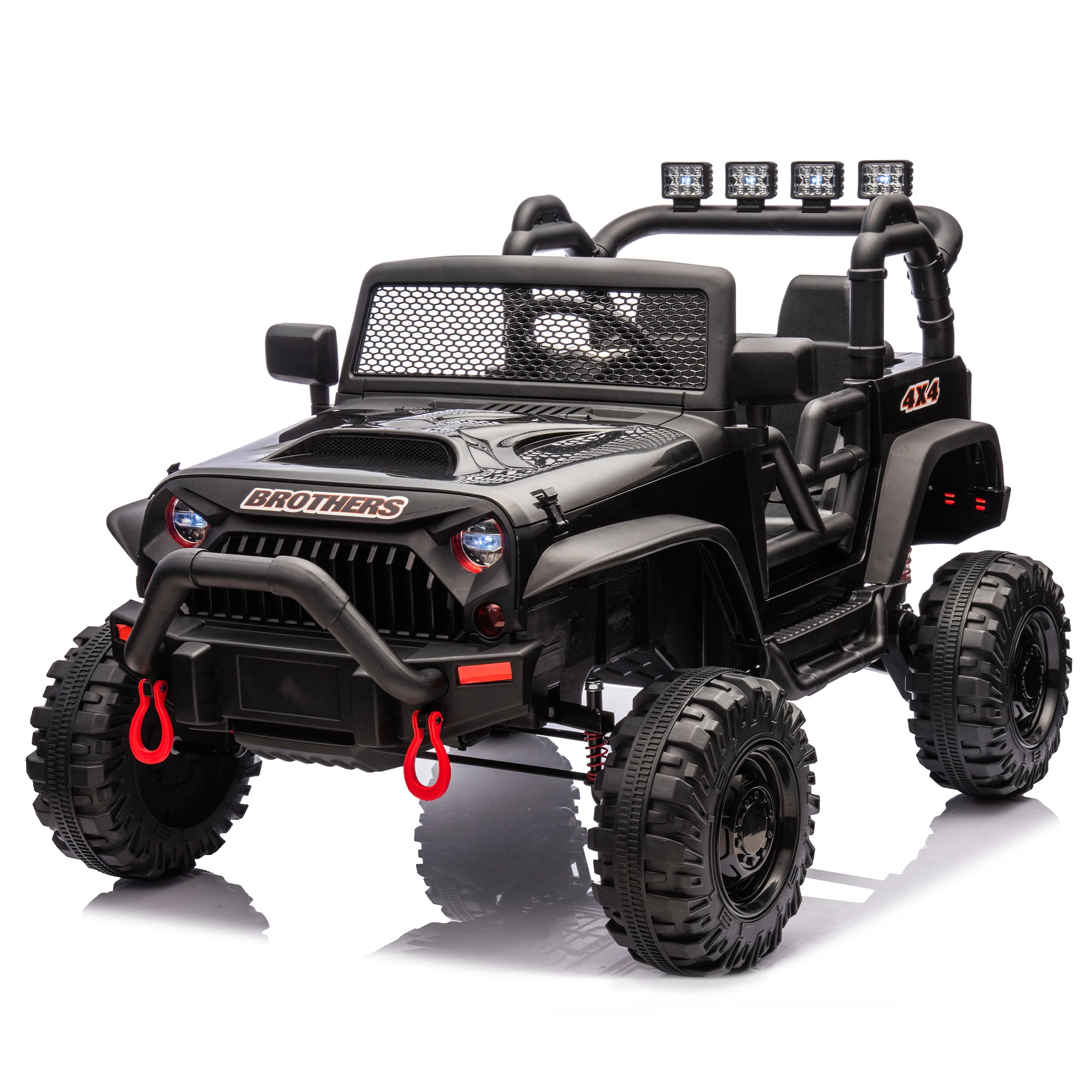 

24v Kids Ride On 400w Electric Toy Car Parents Control,Four-Wheel Suspension,Front And Rear Led Searchlight,With Bluetooth Toys