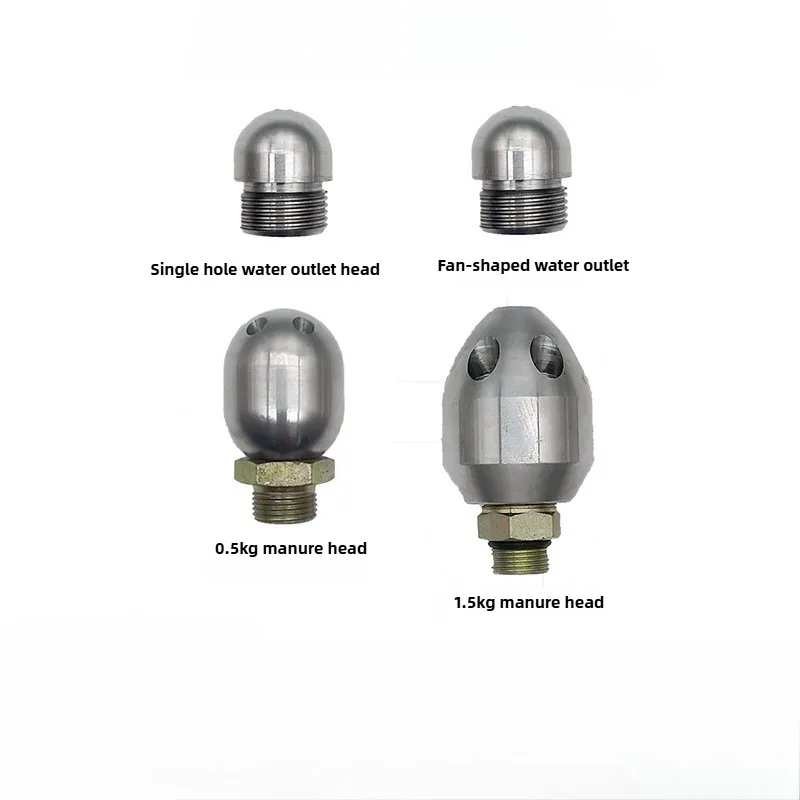 

M27 Очистите сопло для прямой промывки сточных вод из нержавеющей стали, сопло для дробления и дноуглубления масляного блока сточных вод