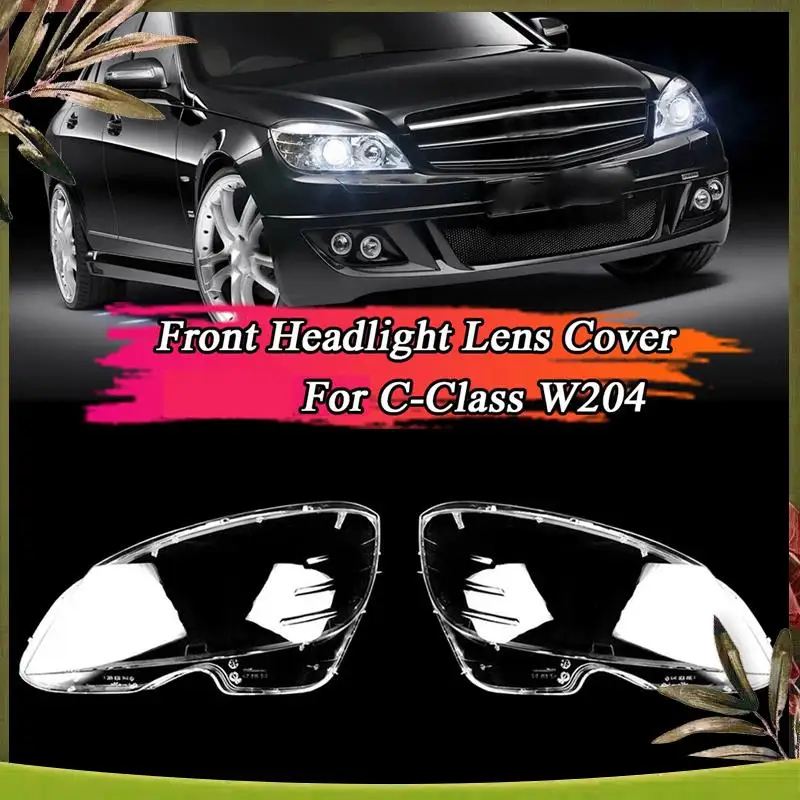 

Портативная левая автомобильная фара, крышка объектива, абажур для Mercedes Benz W204 C-Class 2008-2010 Acces