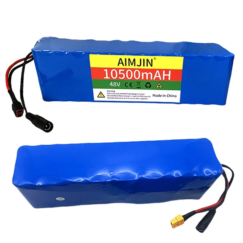 Batterie lithium-ion pour vélo électrique et scooter, 48V, 10500mAh