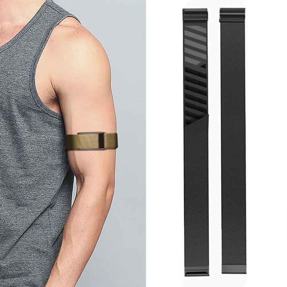 Elastic Bicep Band for Whoop 4.0 Replacement Armband Long Knitted Strap Breathable Sport Band for MMA Fitness Accessories