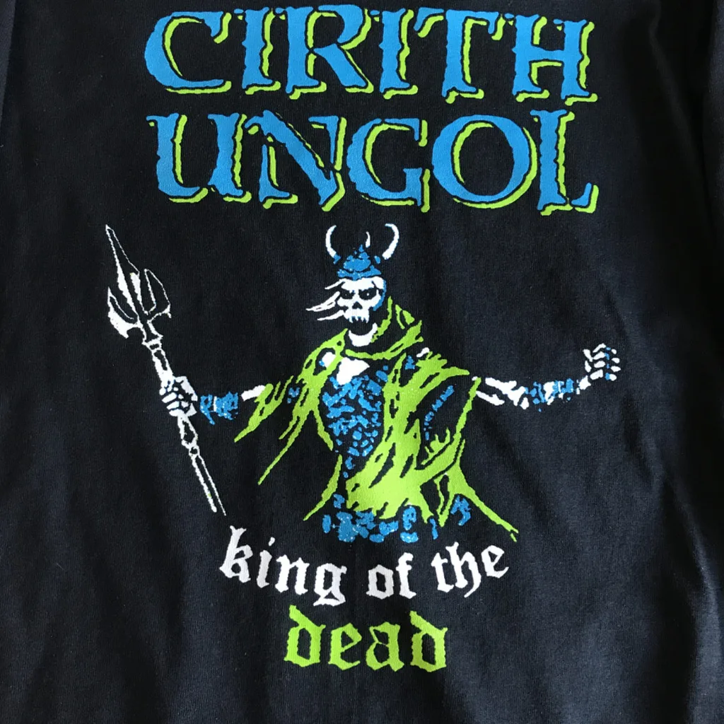 vtg Cirith Ungol band King of the dead t-shirt Unisex Black S to 5Xl TA4807