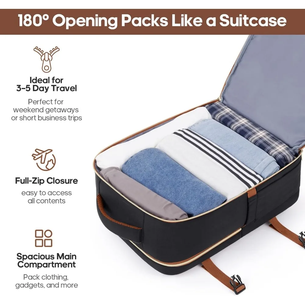 Juego de equipaje duradero de 3 piezas con equipaje de mano de 20 pulgadas, ruedas giratorias, maleta rígida, cerradura TSA, ideal para viajes