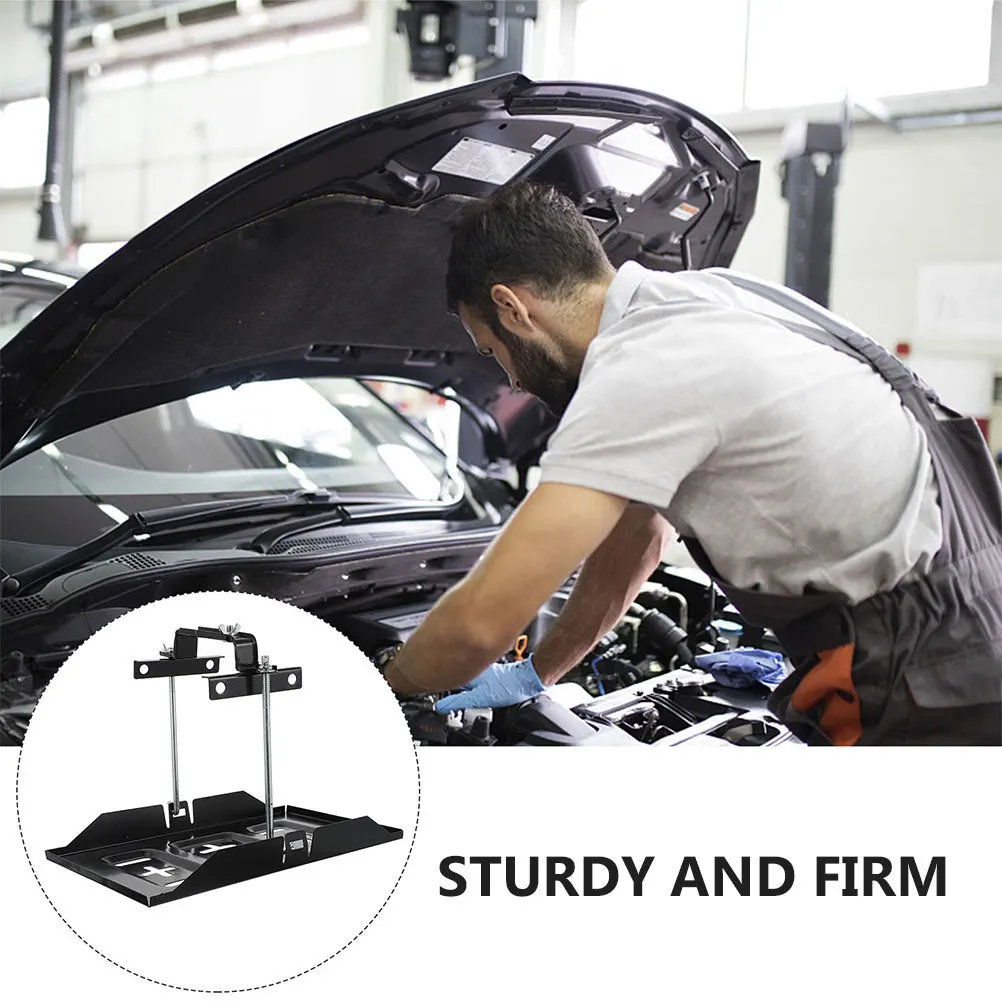 조절 가능한 홀드 다운 트레이 키트 범용 클램프 금속 보관 트레이 자동차 보트 해양 장착 트레이