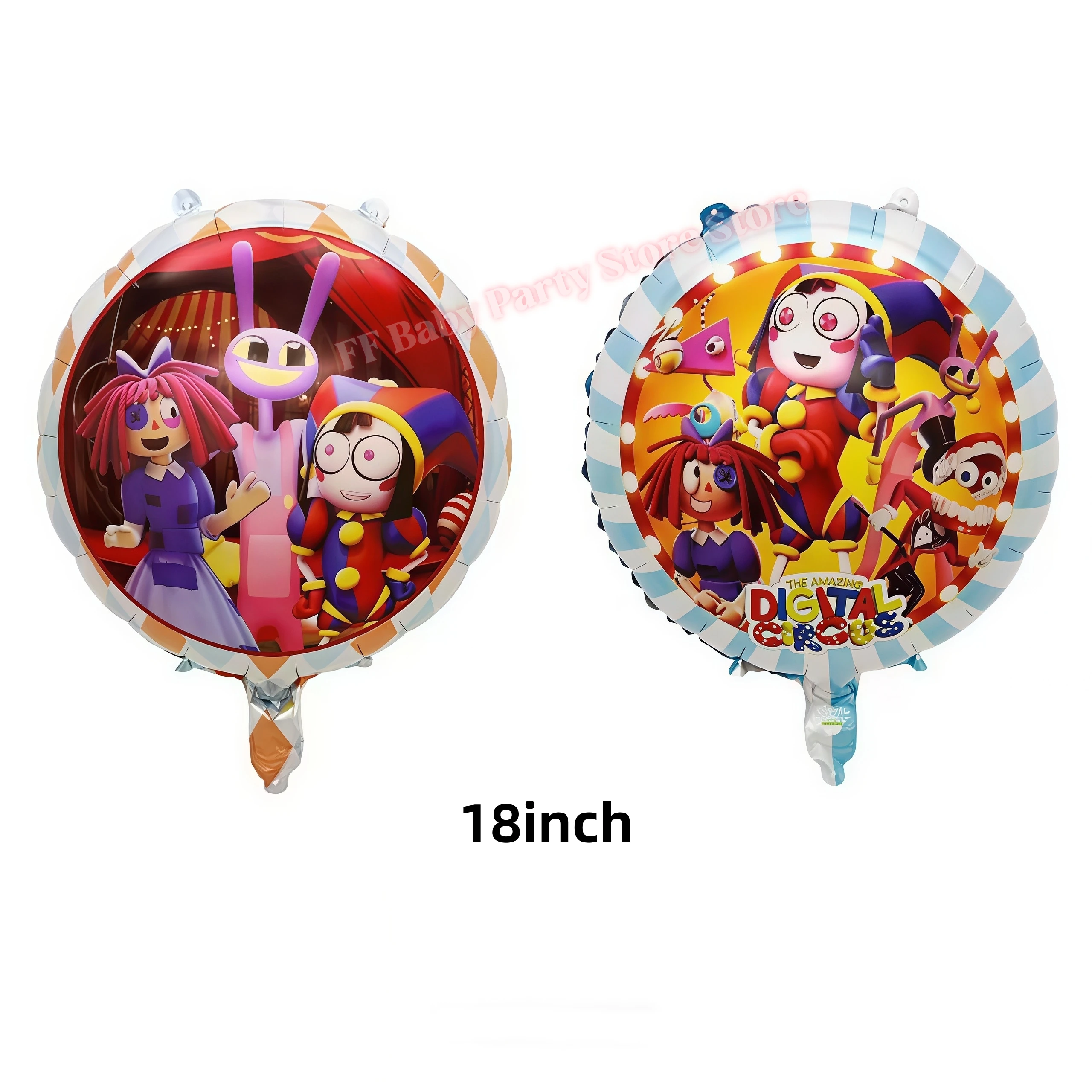 Erstaunliches Tischgeschirr Geburtstagsparty-Dekoration Digitales Zirkus-Ballon-Teller-Becher-Banner-Set Kinder-Geschenk Baby-Shower-Partyzubehör – Detail 17