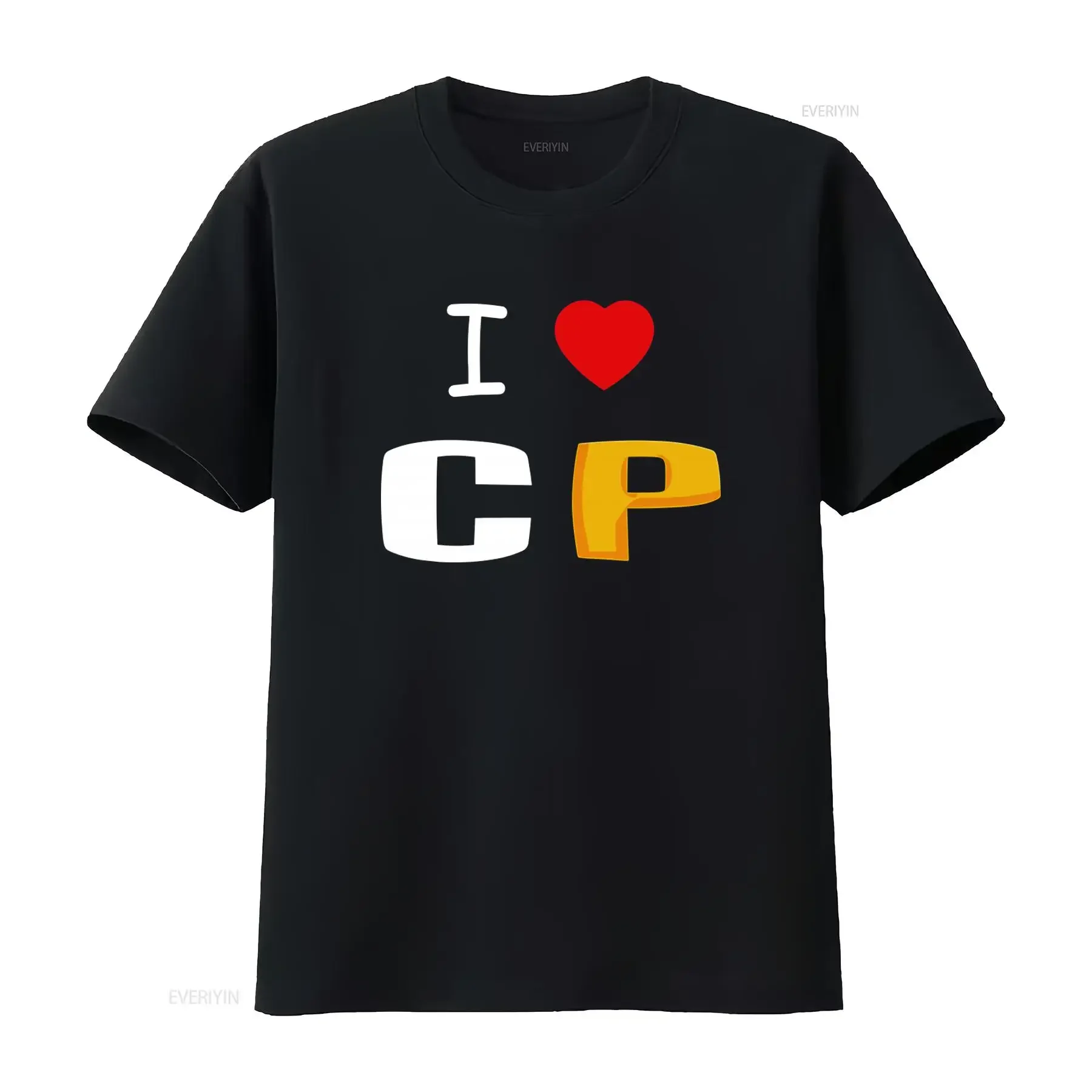 Camiseta elegante I Love Club Penguin para amantes de la moda, con gráfico vintage lavado, cómoda para el día a día