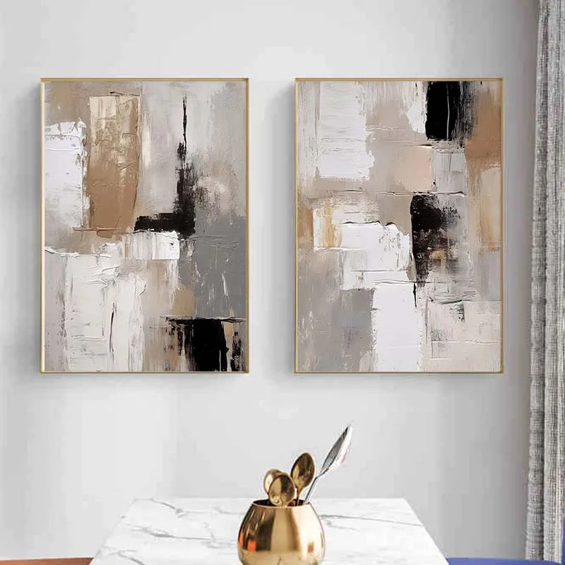 Abstract Modern Minimalist Poster Neutral Landscape Canvas Painting Prints Picture for Living Room Wall Home Decor Cuadros