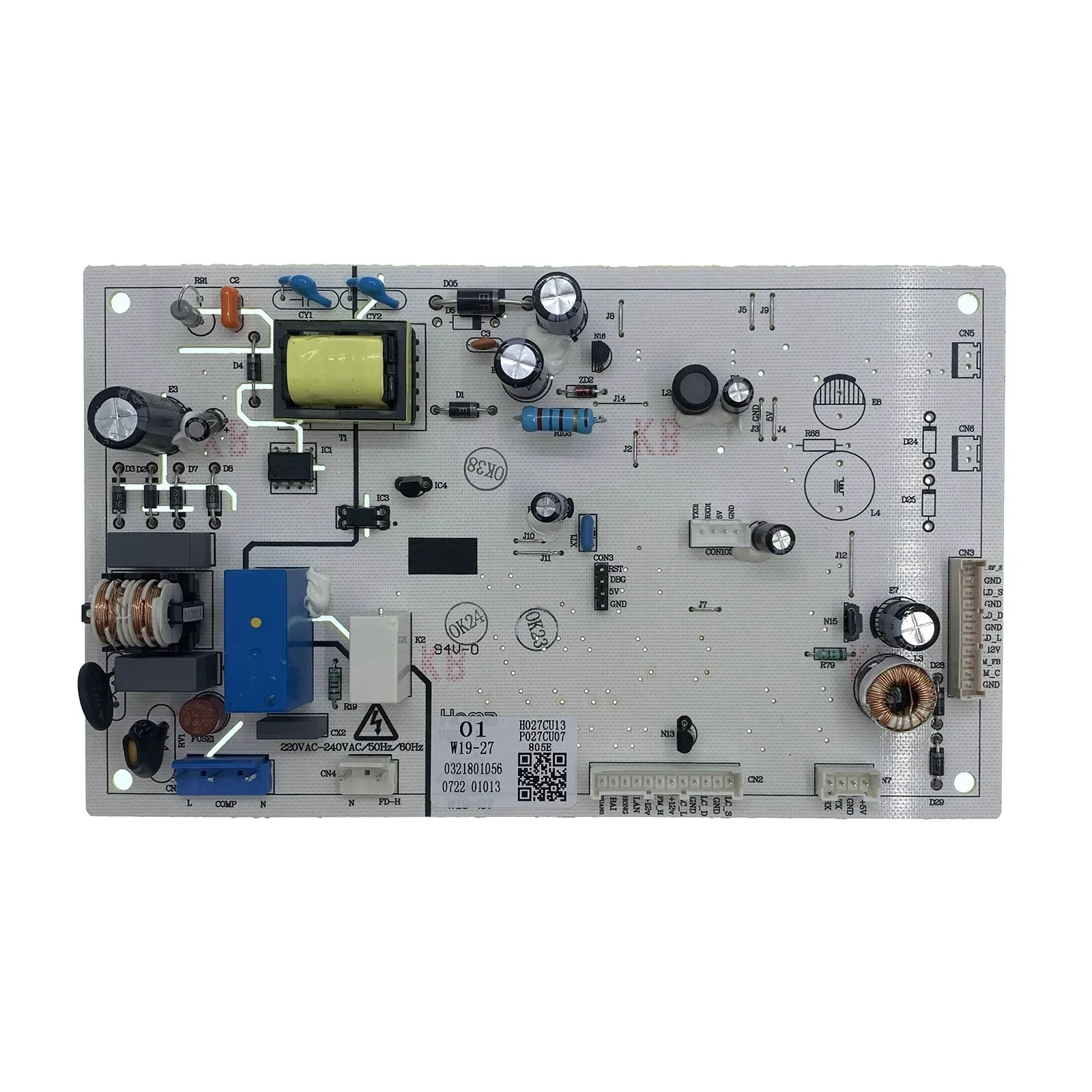 

Homa W19-27 0321801056 Fridge Main PCB Power Control Board for Kenwood Sharp Refrigerator