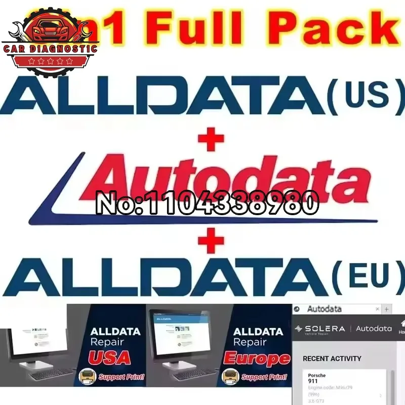 Newest AllData 10.53 Link Auto Data 3.45 ATSG Software Auto Repair AllData Software All Data Car Software with Wiring Diagram