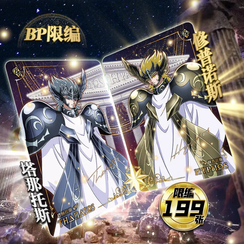 KAYOU Saint Seiya Card Awakening Collection Gold Rare Anime Kids Toy Game Pope Poseidon Athena Children Gift