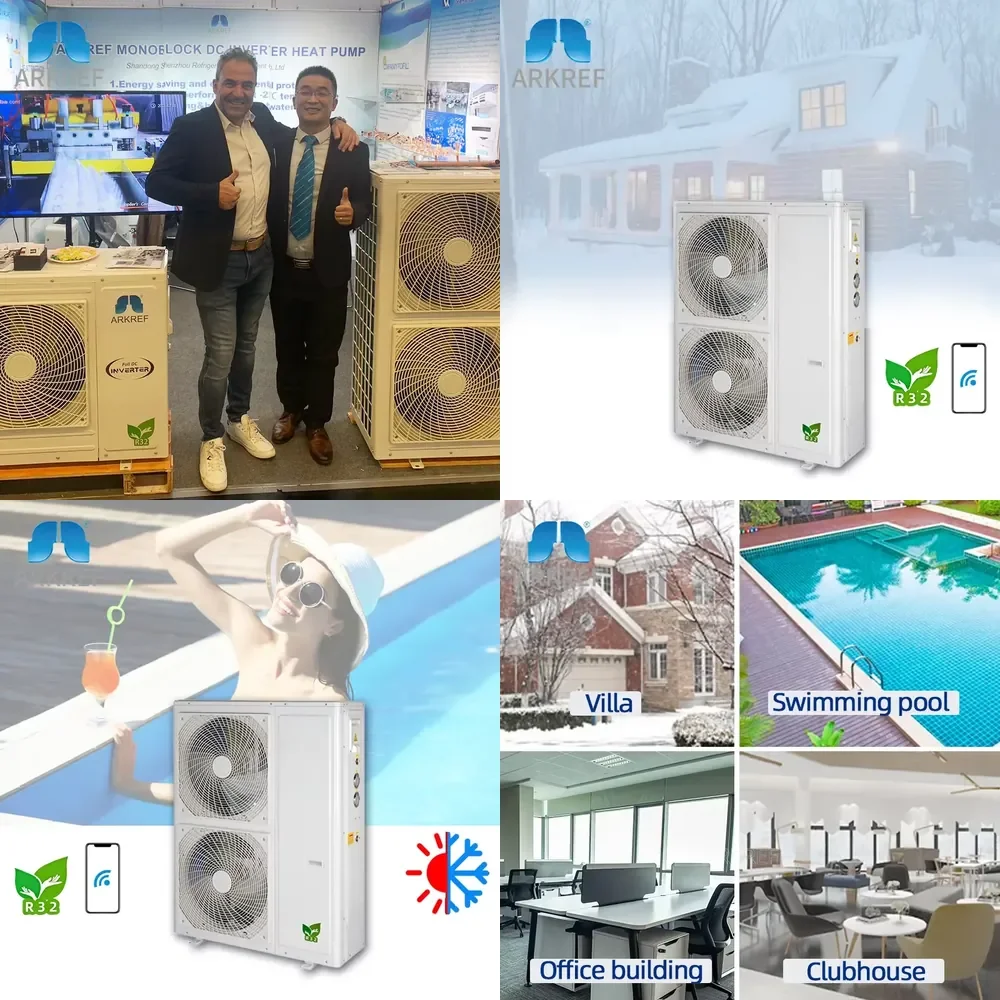 

OEM Europe Split Air to Water Heat Pump EVI DC Inverter ErP R32 WIFI, OEM Heat Pump