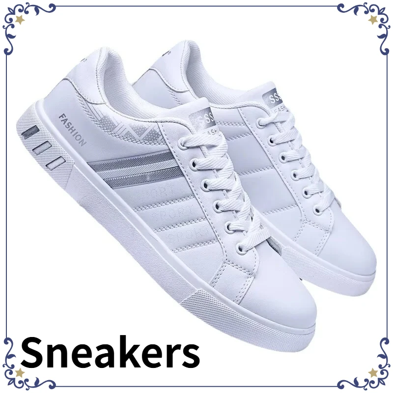 

Men's White Sneakers New Breathable Big Size Casual Shoes Rubber Sole Comfort Walking Footwear Plus Size for Male Zapatos Hombre