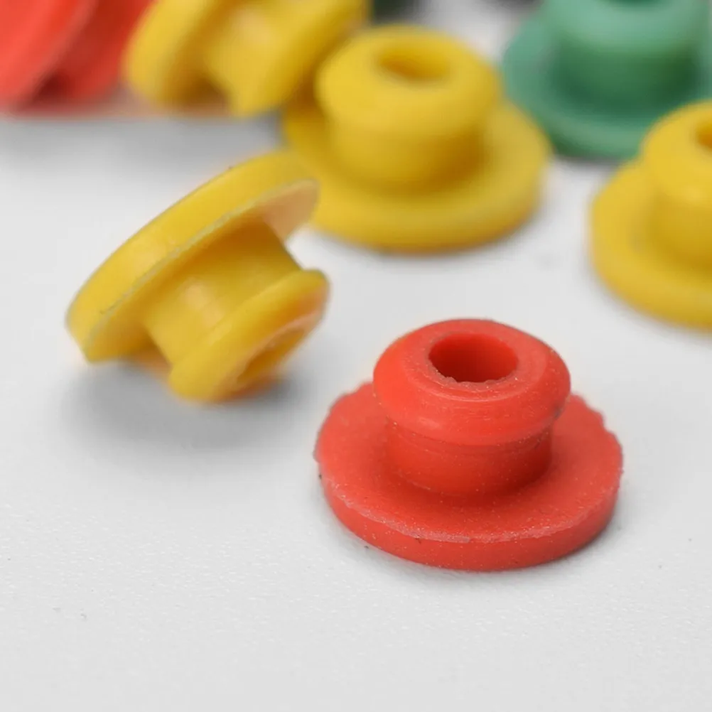 

400Pcs Machine Grommets Silicone Cushions Needle Stabilizer Coil Pads for Tattoo Neddle Cushion Neddle Grommet