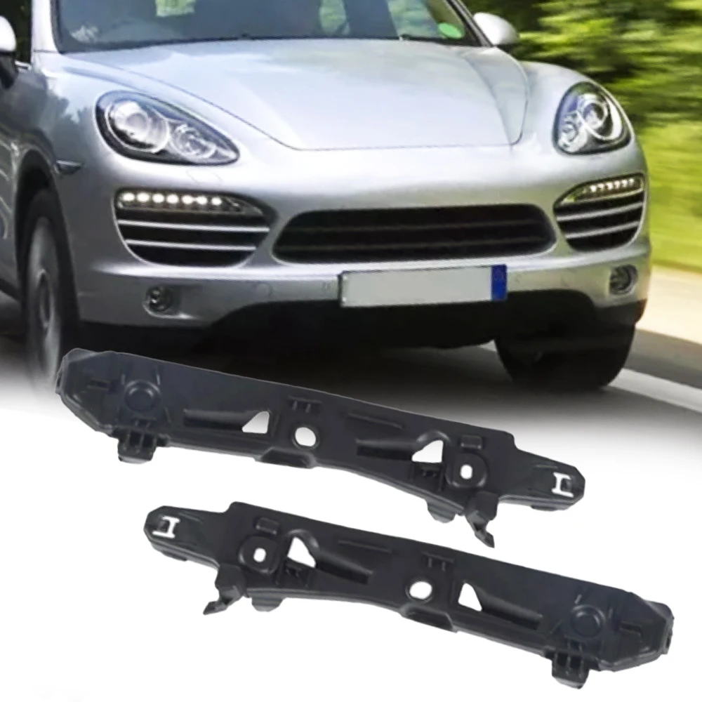 LH+RH Front Bumper Bar Brackets Retainer Mount for Porsche Cayenne 92A 2011 2012 2013 2014 2015 2016 2017 95850505001