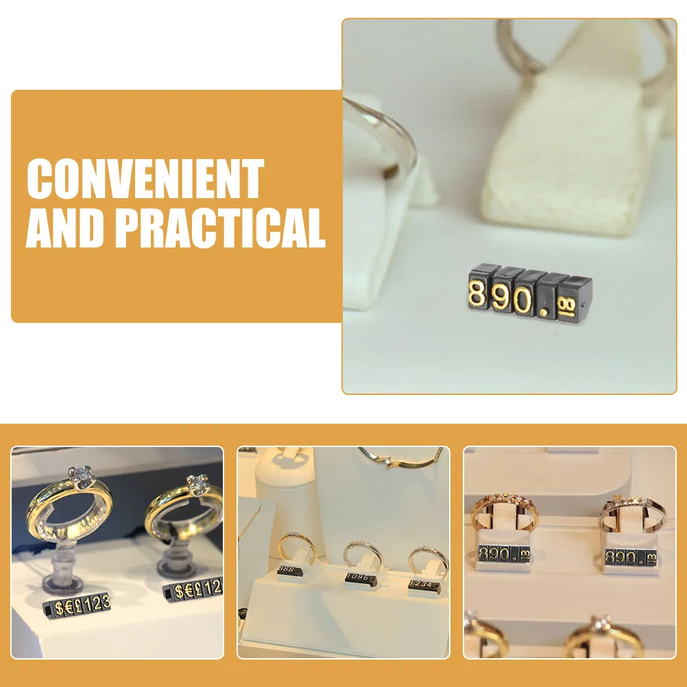 

Smooth Rounded Edge Price Cube Blocks for Jewelry Price Tags Retail Counter Pricing Display Stand Fruit Vegetable Bakery