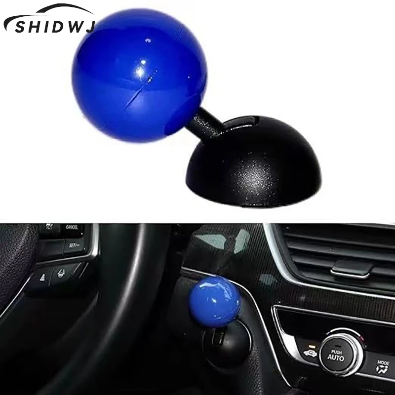 1PC Car Parts Automobile One Touch Start Button Rocker Push Button Cover Car Start Button Cover Decorative Accessories