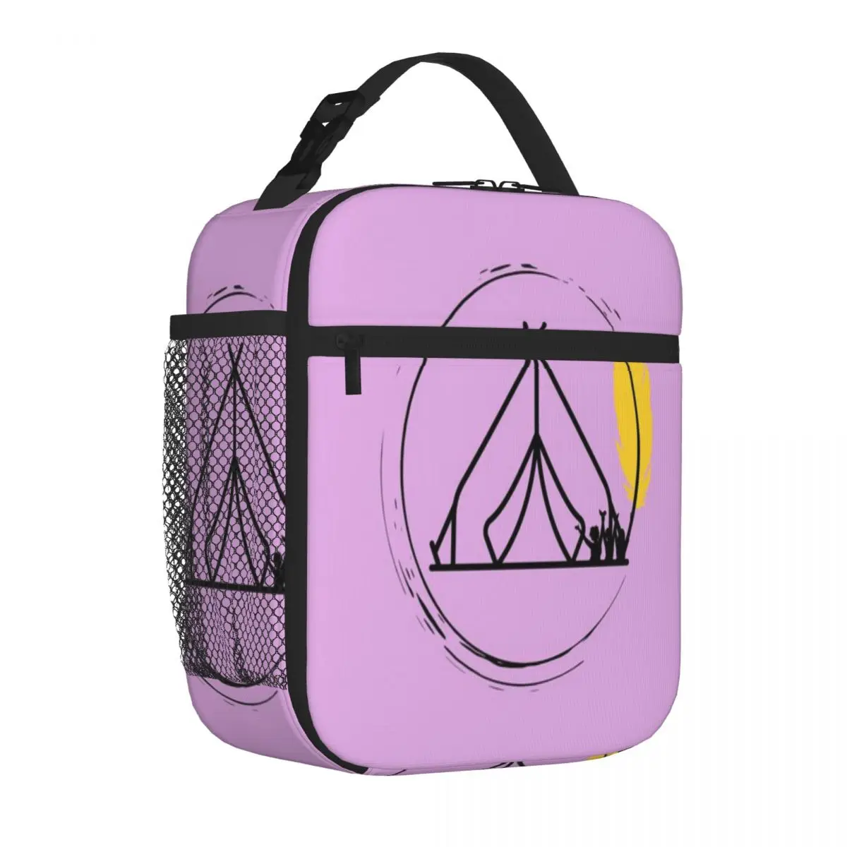 Hot Sale QLD DESIGN ( Queensland )-Ladies Camping Australia- Large Capacity Insulated Tote School Field Trip Student Lunch Bag