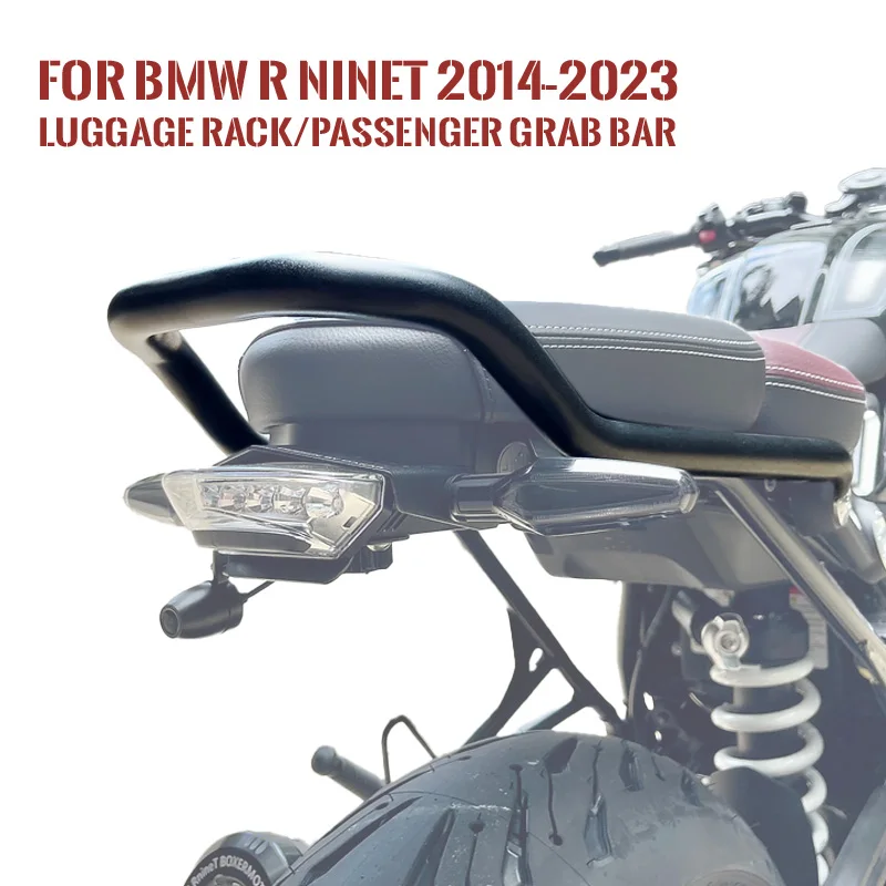 

For R Nine T R9T Scrambler Pure Racer Urban G/S RnineT/5 Luggage Rack Passenger Grab Bar Rear Rack Rescue Handle Rail Saddlebag