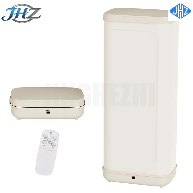 JHZ for 220V Electric Clothes Dryer 2 Layers Stainless Steel Drying Rack 239L Large Space 1000W Warm Air Folding Airer Stand