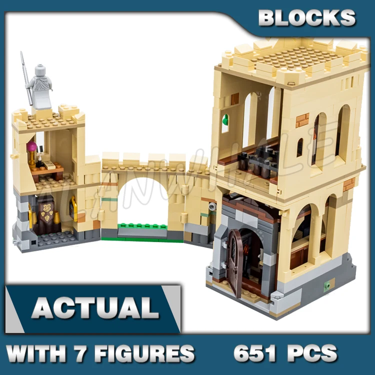561 pièces monde magique des sorciers parlant tri chapeau brique sonore parlant en continu 81029 blocs de construction jouet Compatible avec le modèle