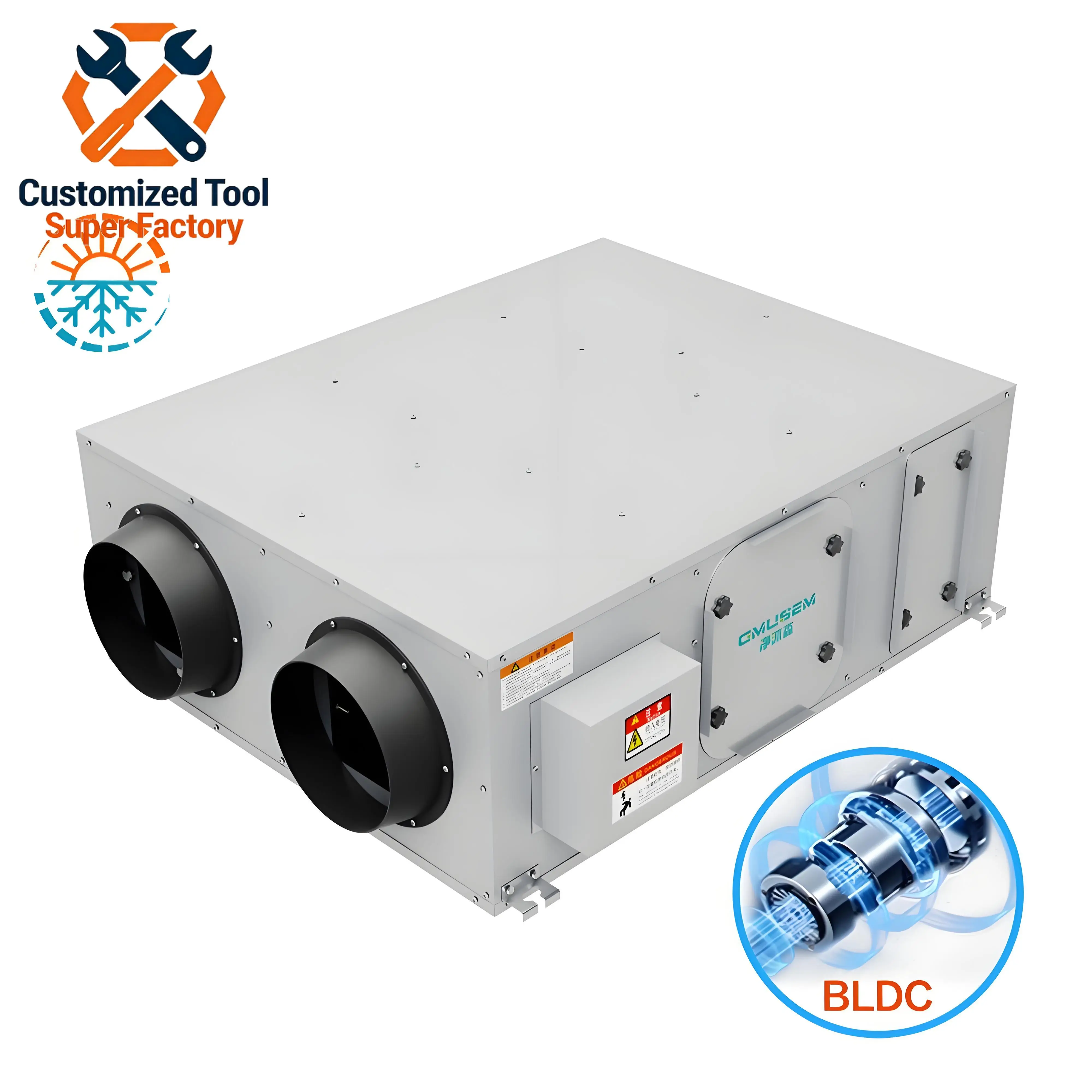 Commercial HVAC ERV System Parts Flexible Radiators for Air Heat Exchanger Ventilation Heating and Warehouse Air Conditioning