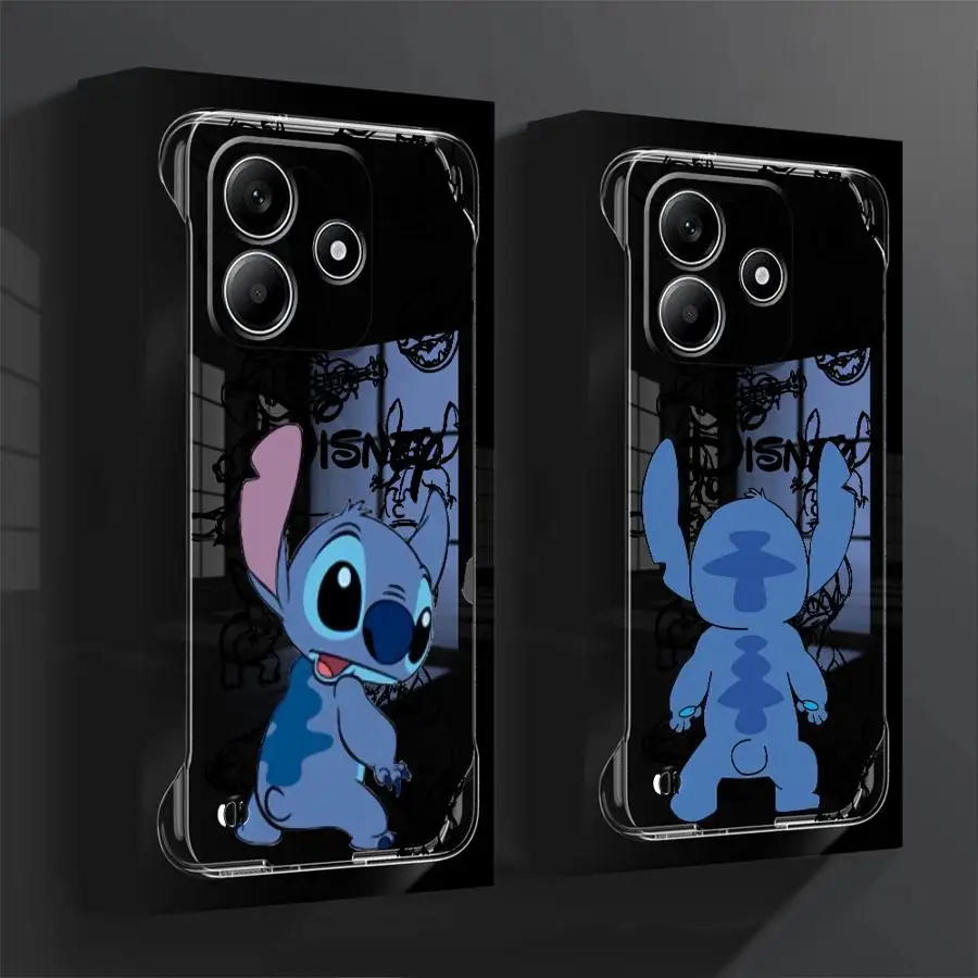 Disney Cartoon Stitch Phone Case for Redmi Note 14ProPlus5G 14 13ProPlus 13 Pro 10Pro4G 12Pro5G Luxury Coque