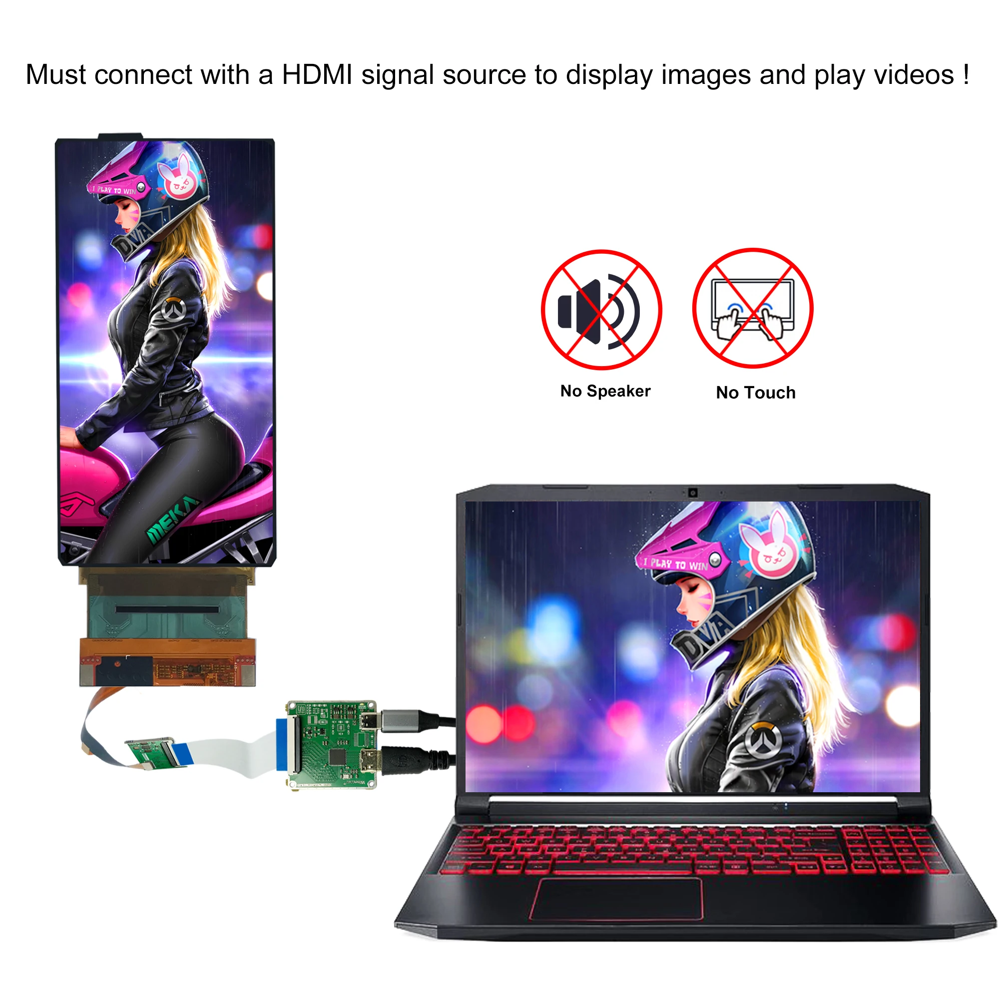 Wisecoco 6 inch 2880x1440 OLED Flexible Display 2K AMOLED Screen Bendable 100% sRGB For Raspberry Pi Macbook PC DIY KIT