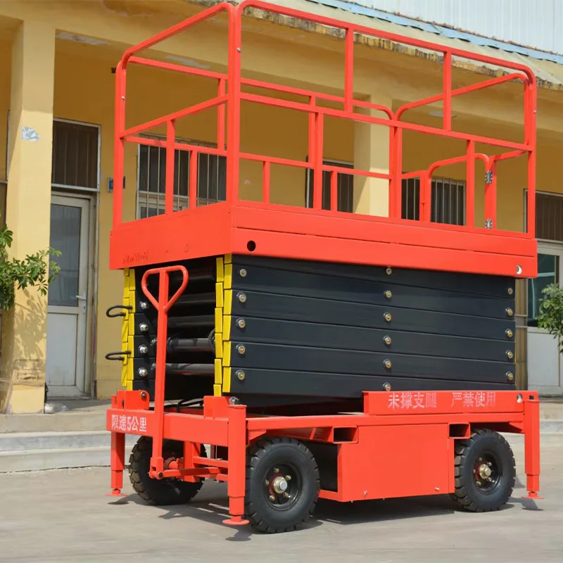 Double Scissors Electric Lift Table
