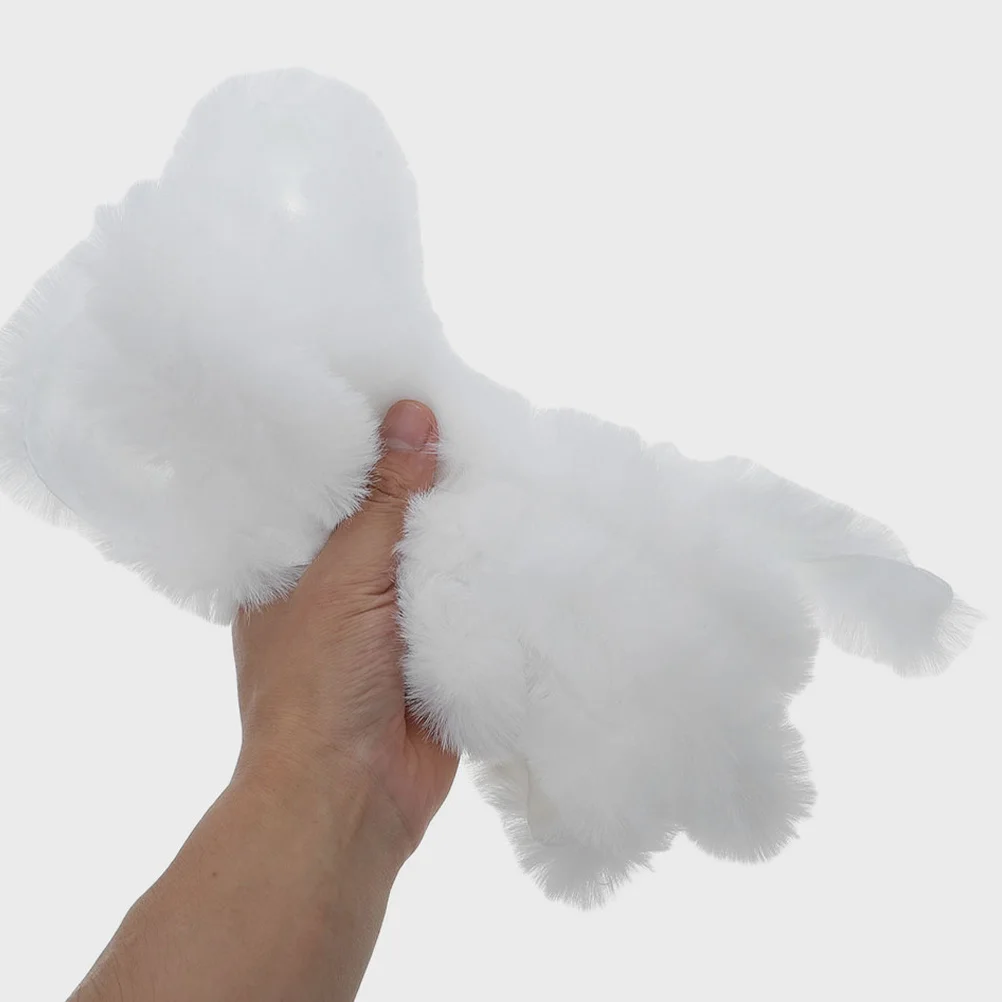 

4 Meter Artificial Rabbit Ribbon Soft Comfortable Trim for Capes Hats Holiday Decorations Crafts Wedding Party