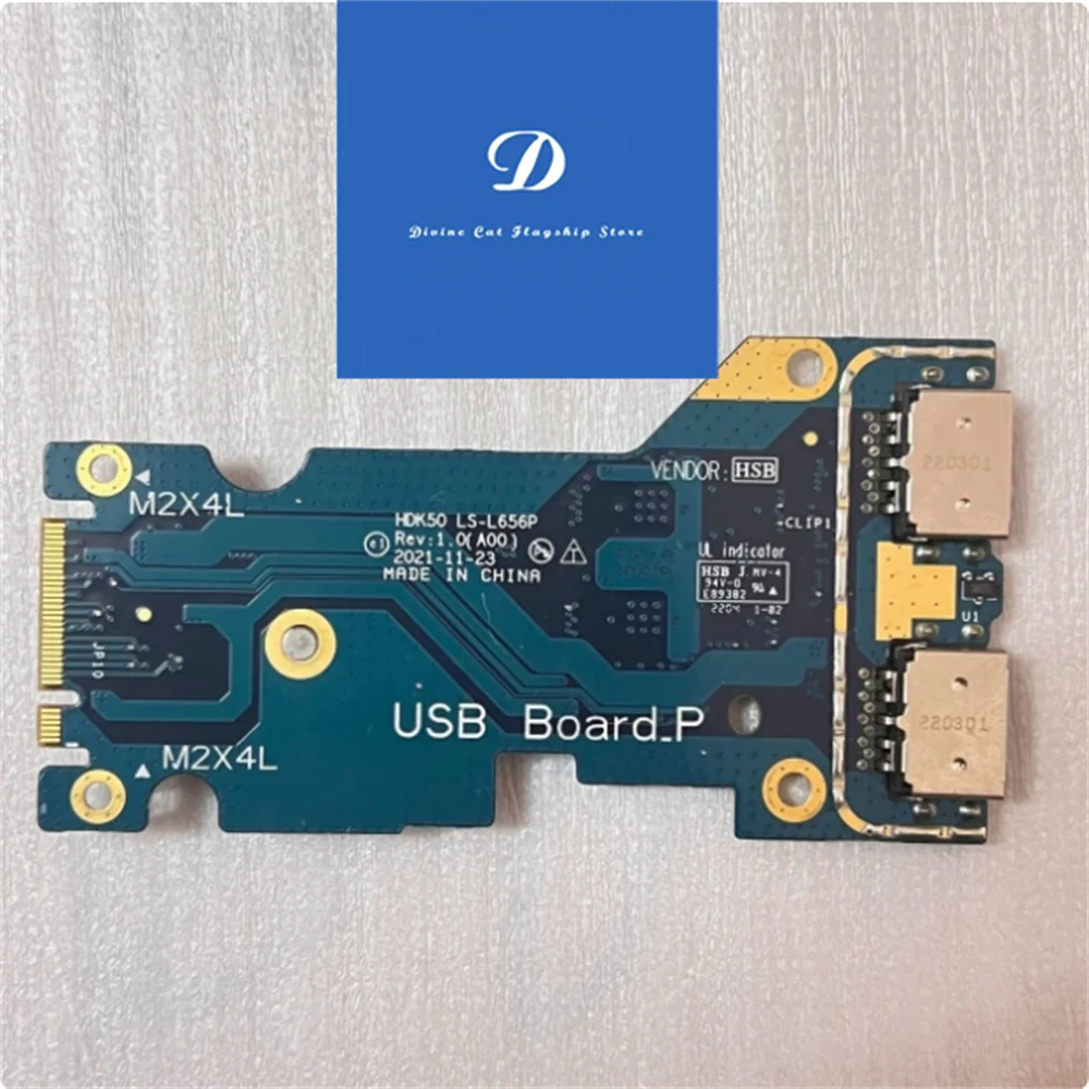 FOR  Dell G15 5520 5521 G16 7620 LS-L656P 02P0CY Audio Board